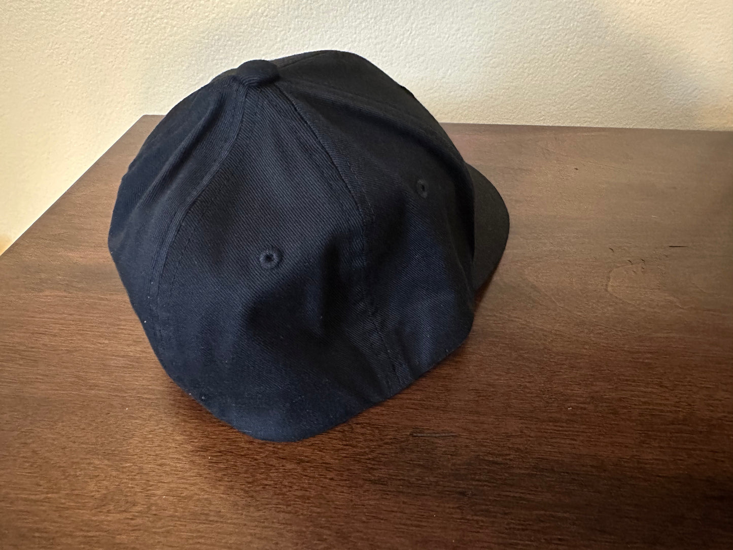 Custom Flexfit Hat with Leatherette Patch – Upload Your Logo or Name