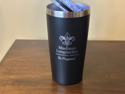 Personalized Eagle Scout Tumbler – Custom Engraved Eagle Scout Gift