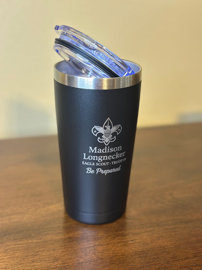 Personalized Eagle Scout Tumbler – Custom Engraved Eagle Scout Gift