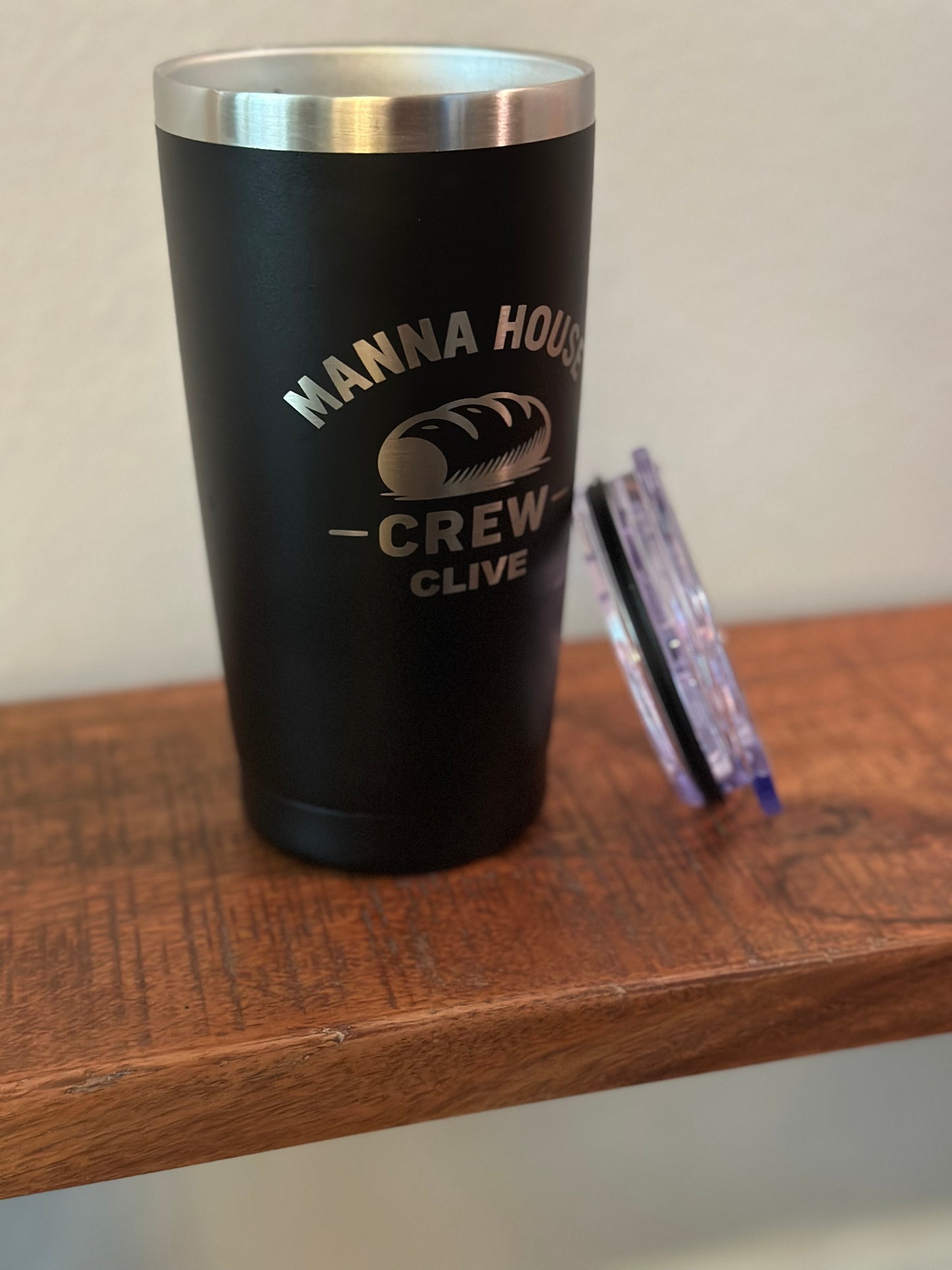 Personalized 20oz Manna House Tumbler – Custom Engraving | Team Gifts | Church Crew Cups