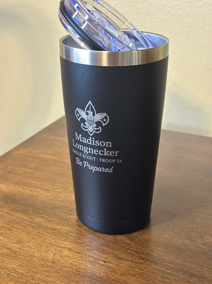Personalized Eagle Scout Tumbler – Custom Engraved Eagle Scout Gift