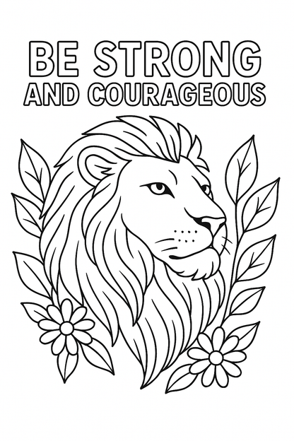 Faith-Filled Affirmations Printable Coloring Book – 24 Scripture-Inspired Pages (Instant Digital Download)
