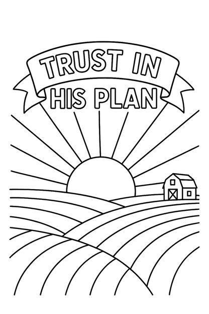 Faith-Filled Affirmations Printable Coloring Book – 24 Scripture-Inspired Pages (Instant Digital Download)