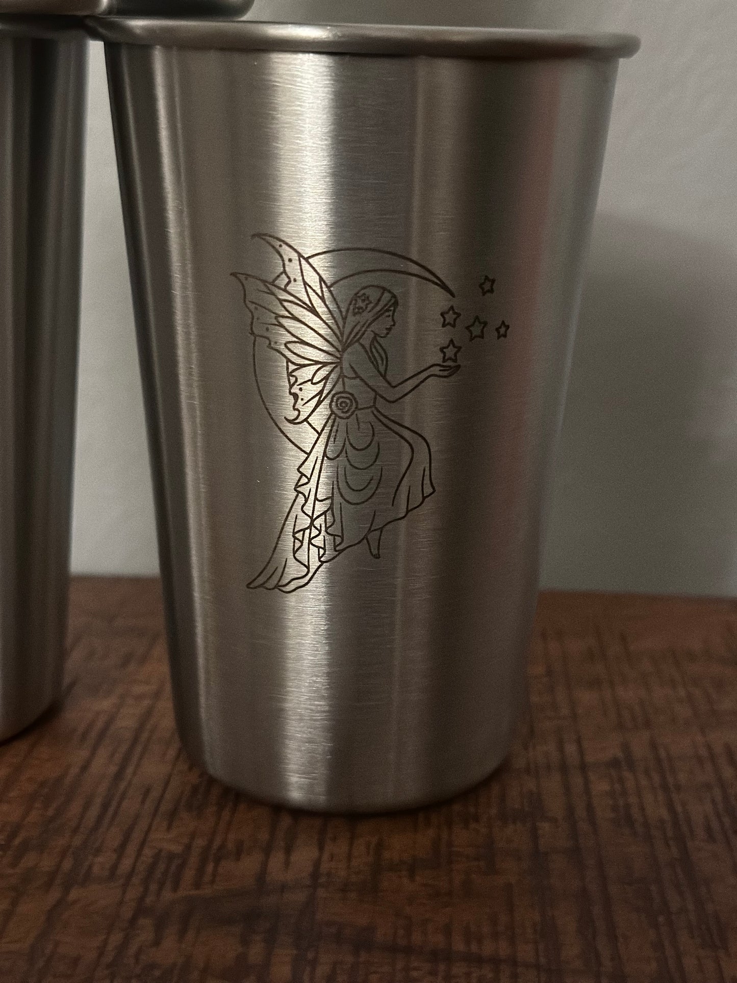 Custom Engraved Stainless Steel Cups – 16oz Personalized Gift Set