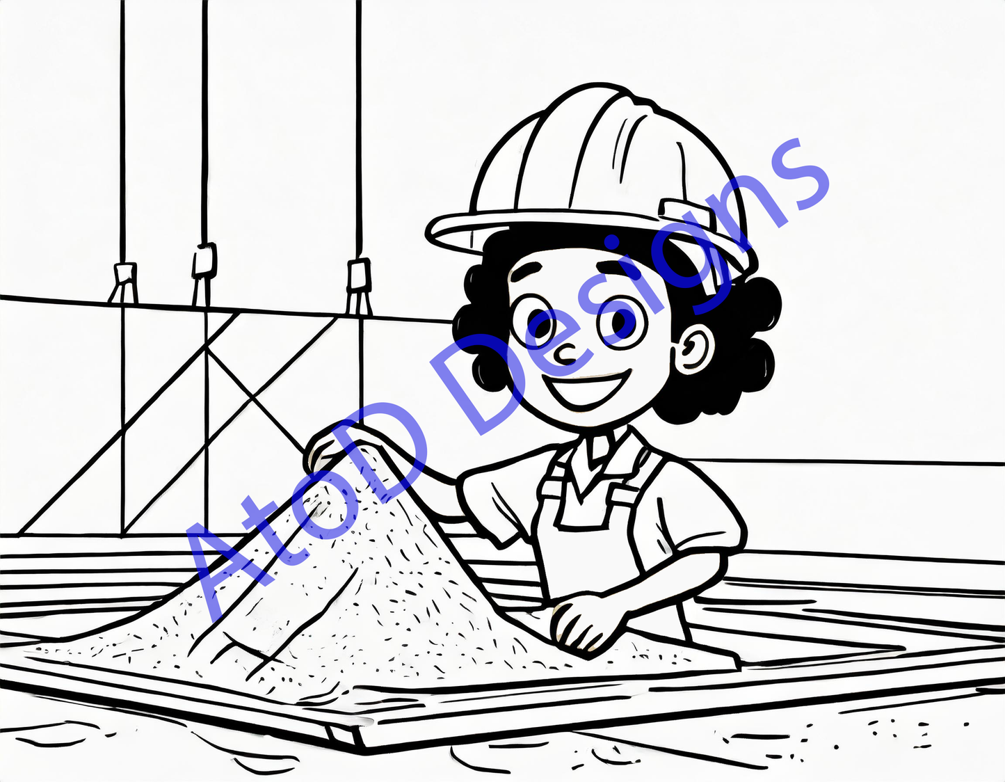Construction Zone 21 page Coloring Book for Kids: Bulldozers, Cranes, and Dump Trucks Building Skyscrapers