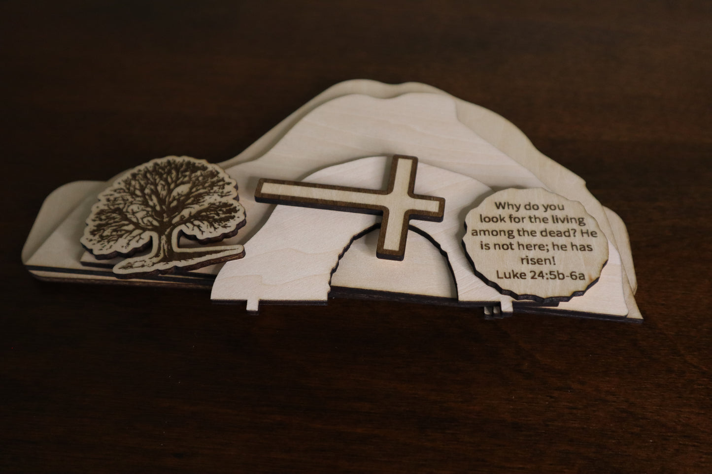 Easter Resurrection Scene – He Is Risen Craft and Display with Jesus’ Empty Tomb
