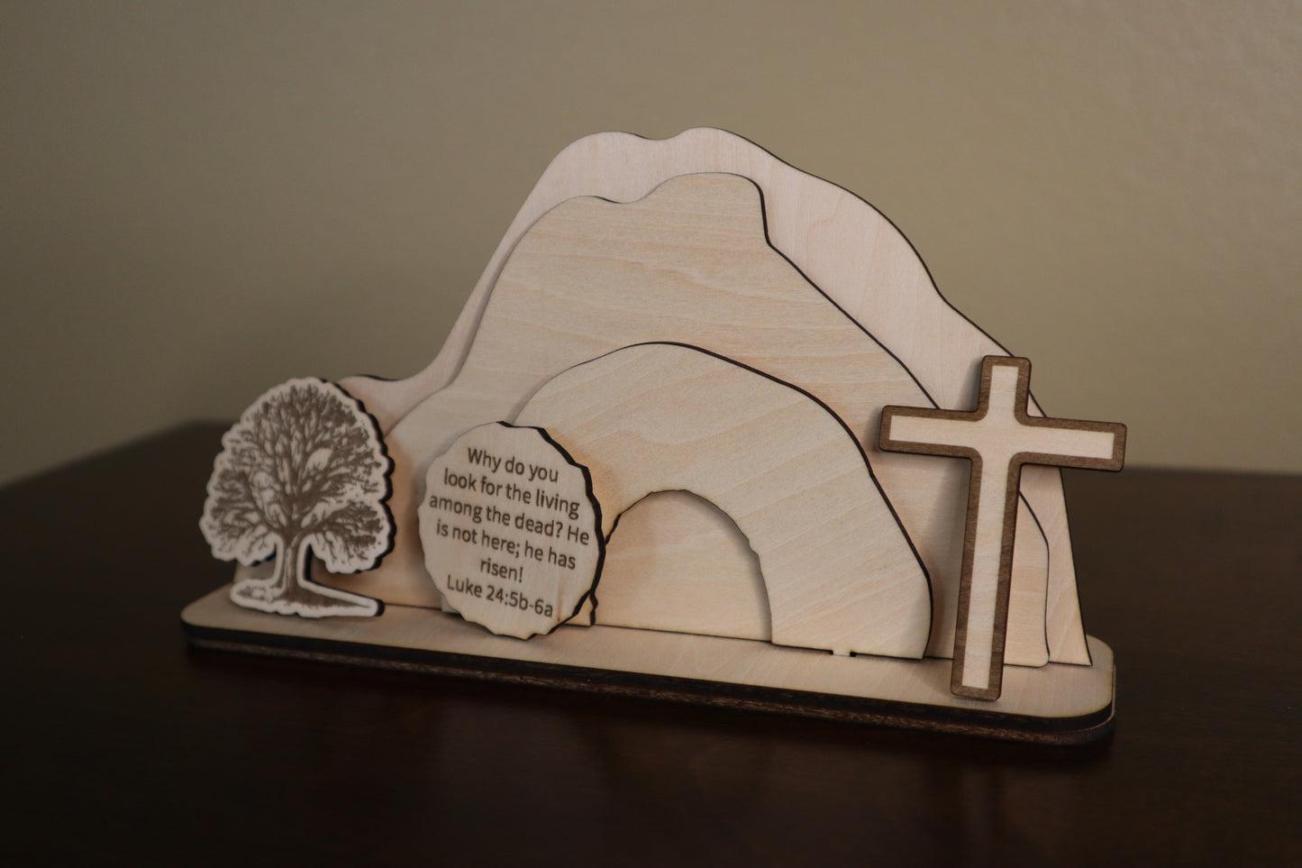 Easter Resurrection Scene – He Is Risen Craft and Display with Jesus’ Empty Tomb
