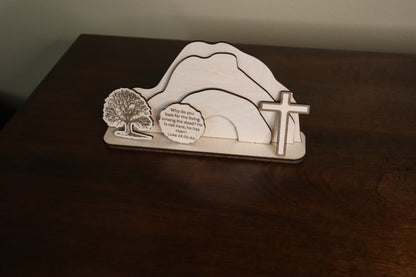 Easter Resurrection Scene – He Is Risen Craft and Display with Jesus’ Empty Tomb
