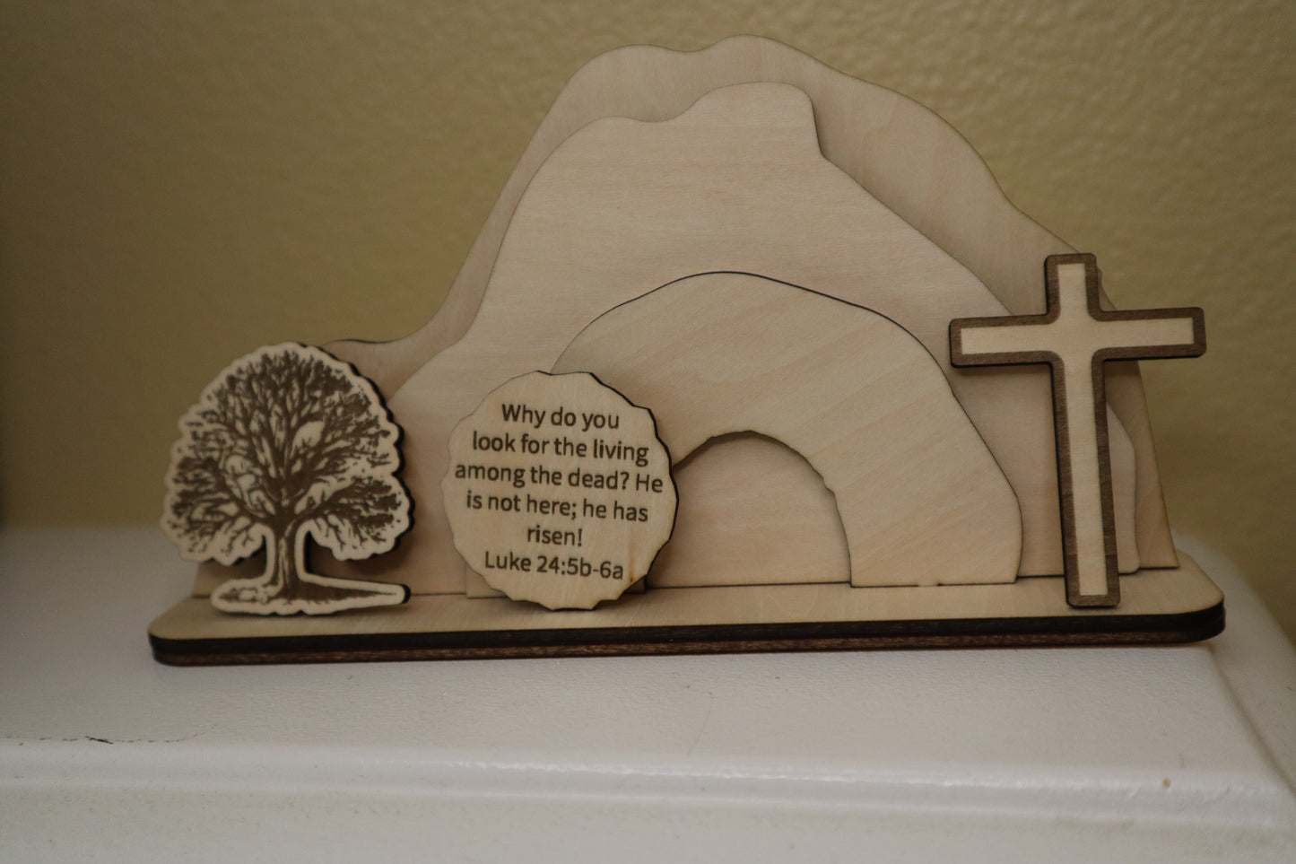 Easter Resurrection Scene – He Is Risen Craft and Display with Jesus’ Empty Tomb
