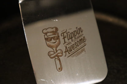 Flippin’ Awesome Engraved Spatula – The Perfect Gift for Your Favorite Chef