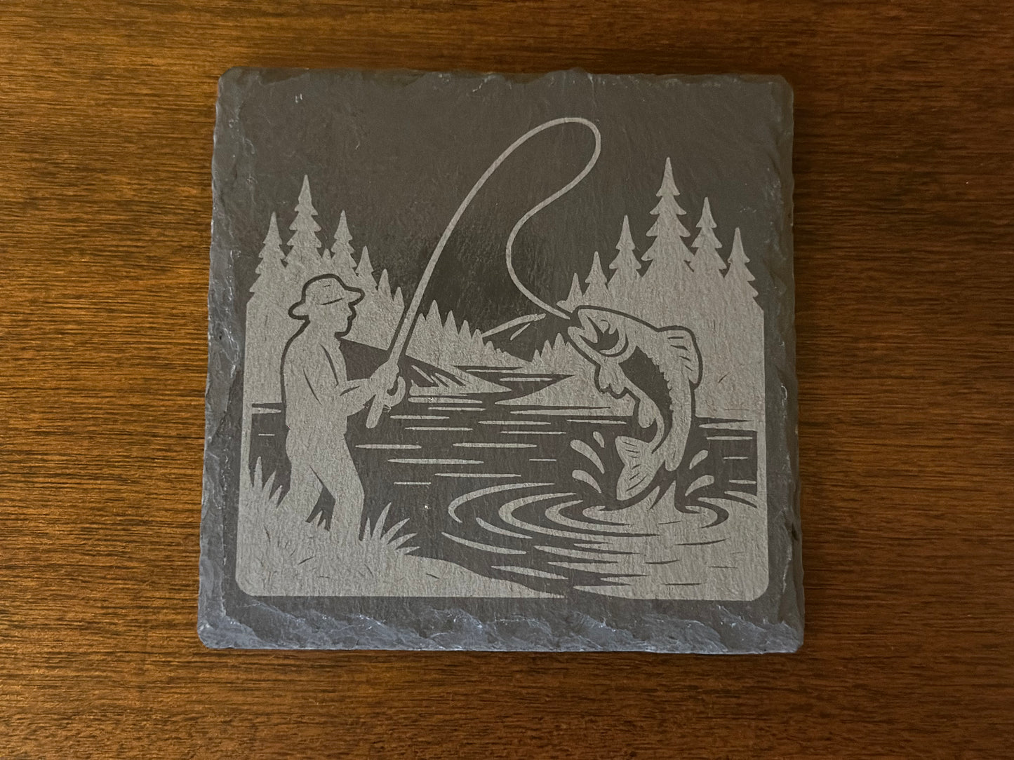 Outdoor Adventure Coaster Set – Slate Stone Coasters (Set of 5)