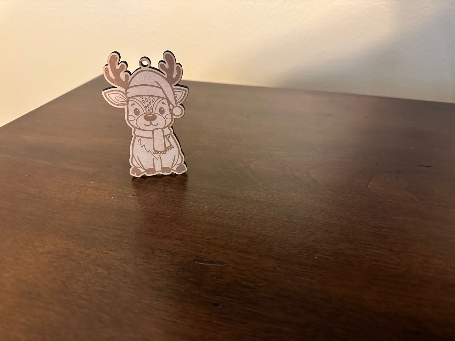 Mini Figurine/ornament – 4" Rustic Holiday Decoration