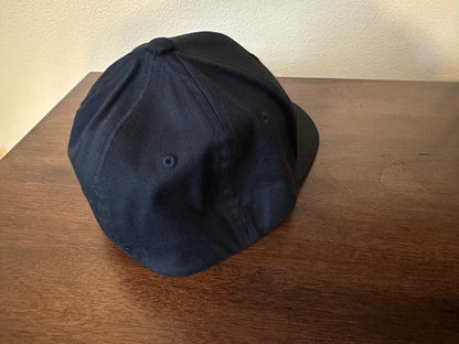 Custom Flexfit Hat with Leatherette Patch – Upload Your Logo or Name