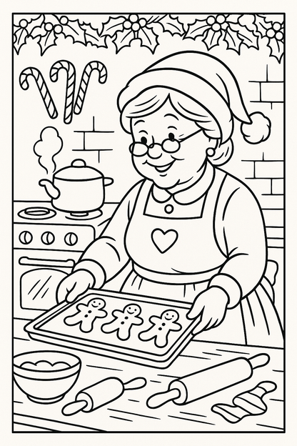 Christmas Coloring Pages for Kids – 23 Printable & Digital Holiday Designs