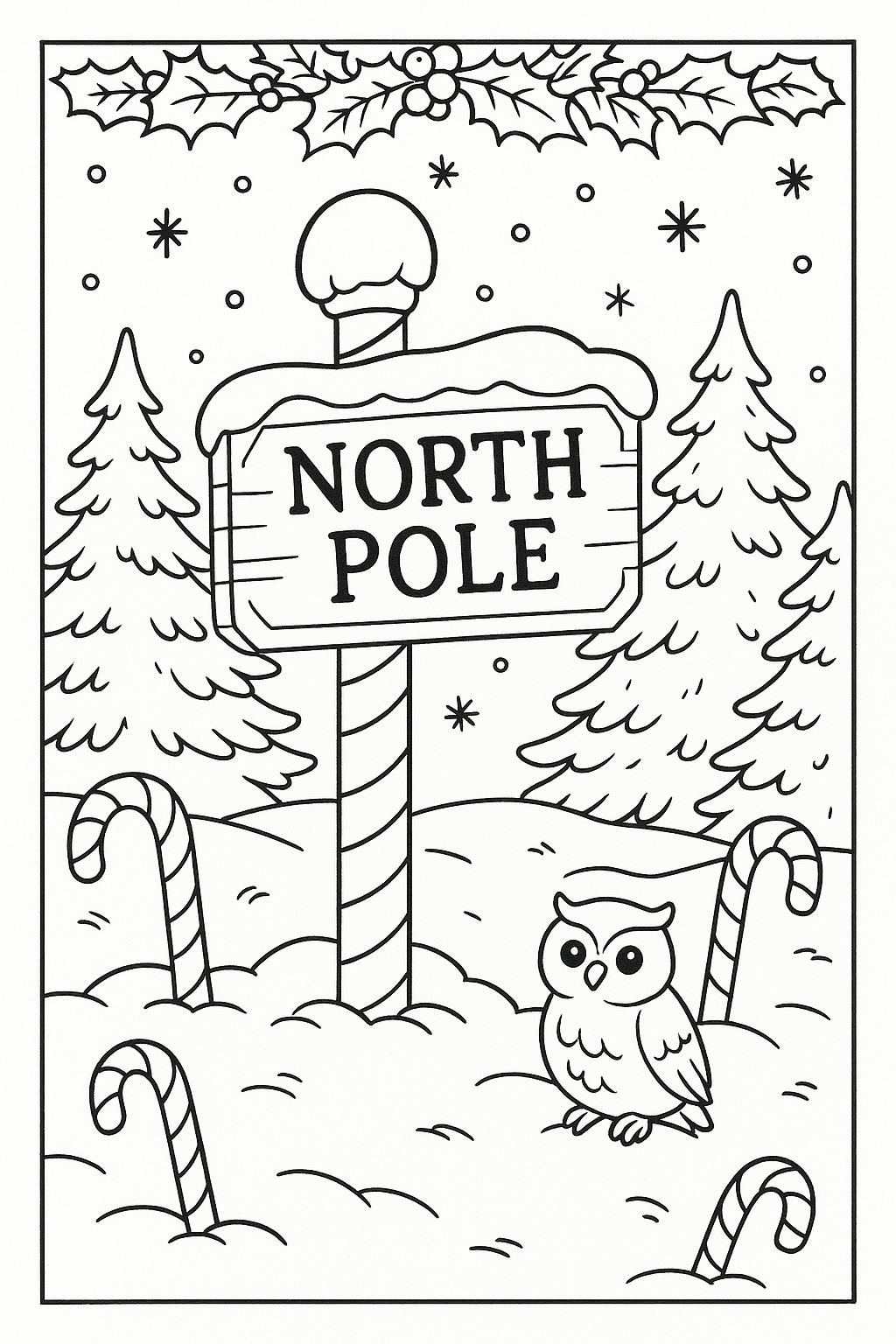 Christmas Coloring Pages for Kids – 23 Printable & Digital Holiday Designs